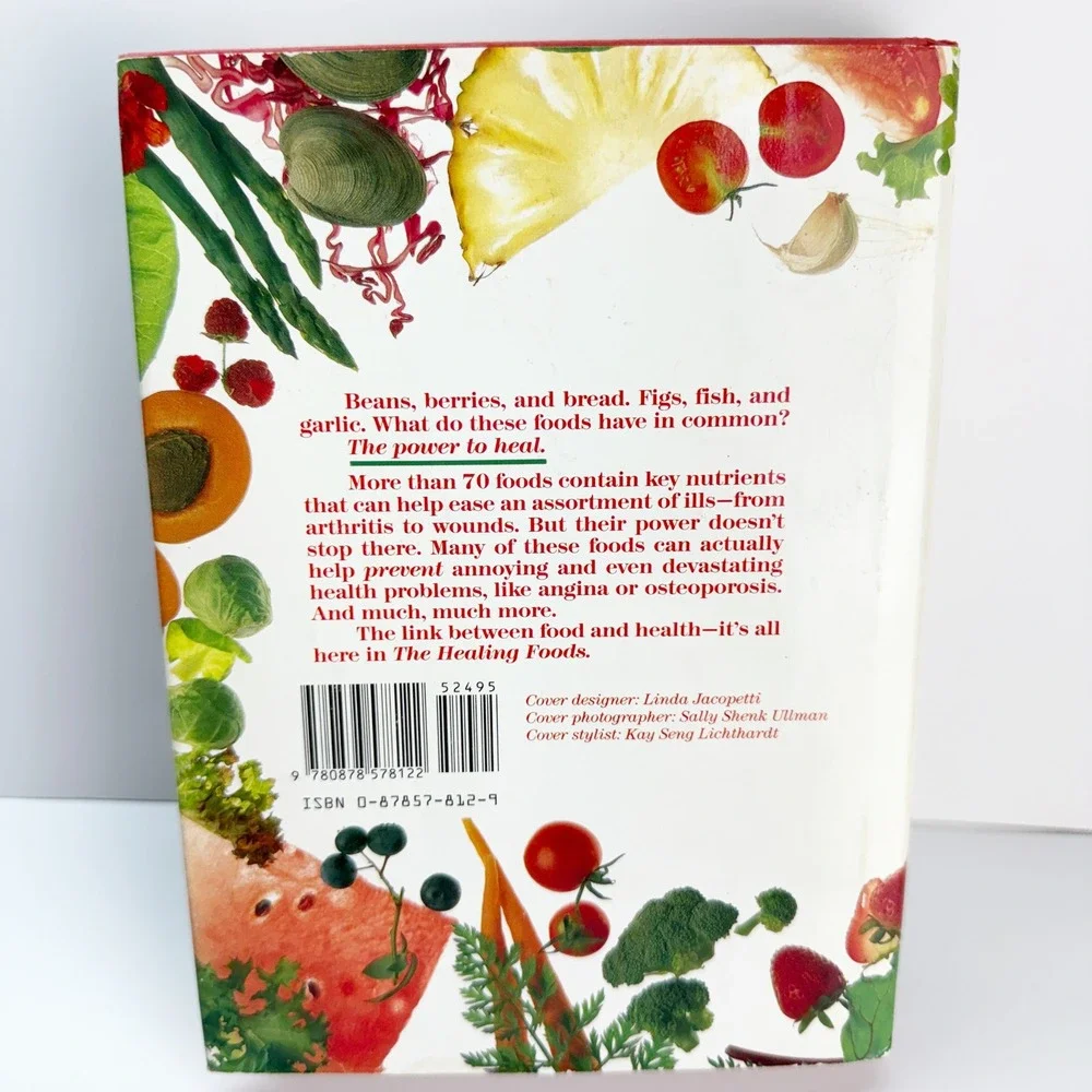 The Healing Foods Patricia Hausman Judith Benn Hurley Hardcover Nutrition Book